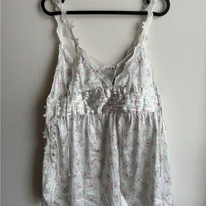 For Love and Lemons-Floral Lace Sleepwear